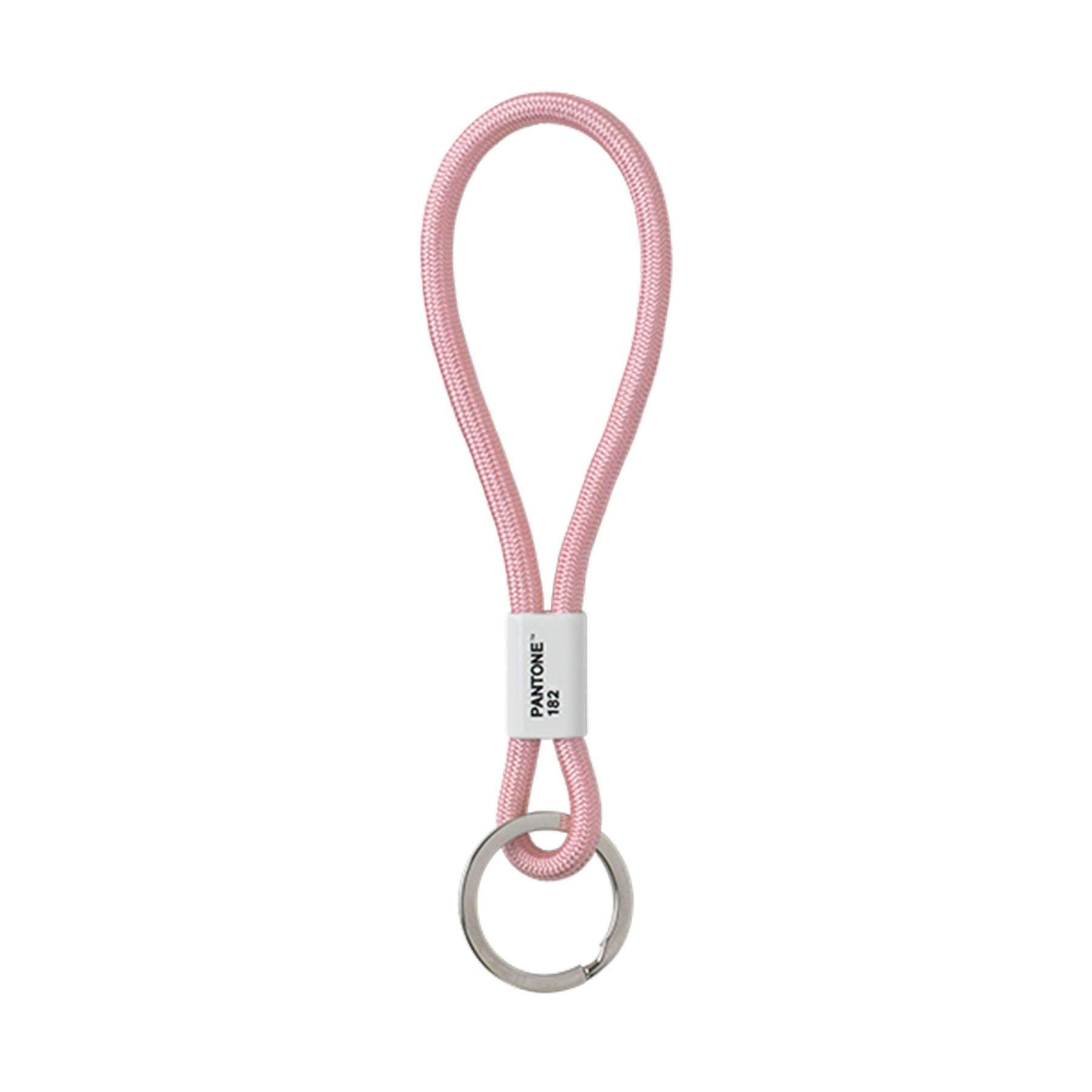 Copenhagen Design Pantone Chain S, Short Key Hanger, Nylon, Light Pink, 182 C, Blue, Small 101300182 — image 1