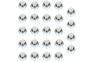 ADWIKOSO Crystal Ball Prism Pendant Glass Chandelier Hanging Pendant Feng Shui Wedding Home Window Décor (20mm-24pack)