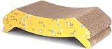 Nobleza 2Pcs Cat Scratching Board Reversible Curved Cardboard 44x22x8 cm view 2