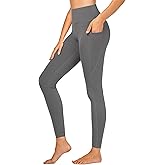 Stelle High Waisted Yoga Leggings with Pockets, Buttery Soft Workout Yoga Pants for Women Tummy Control Running Gym