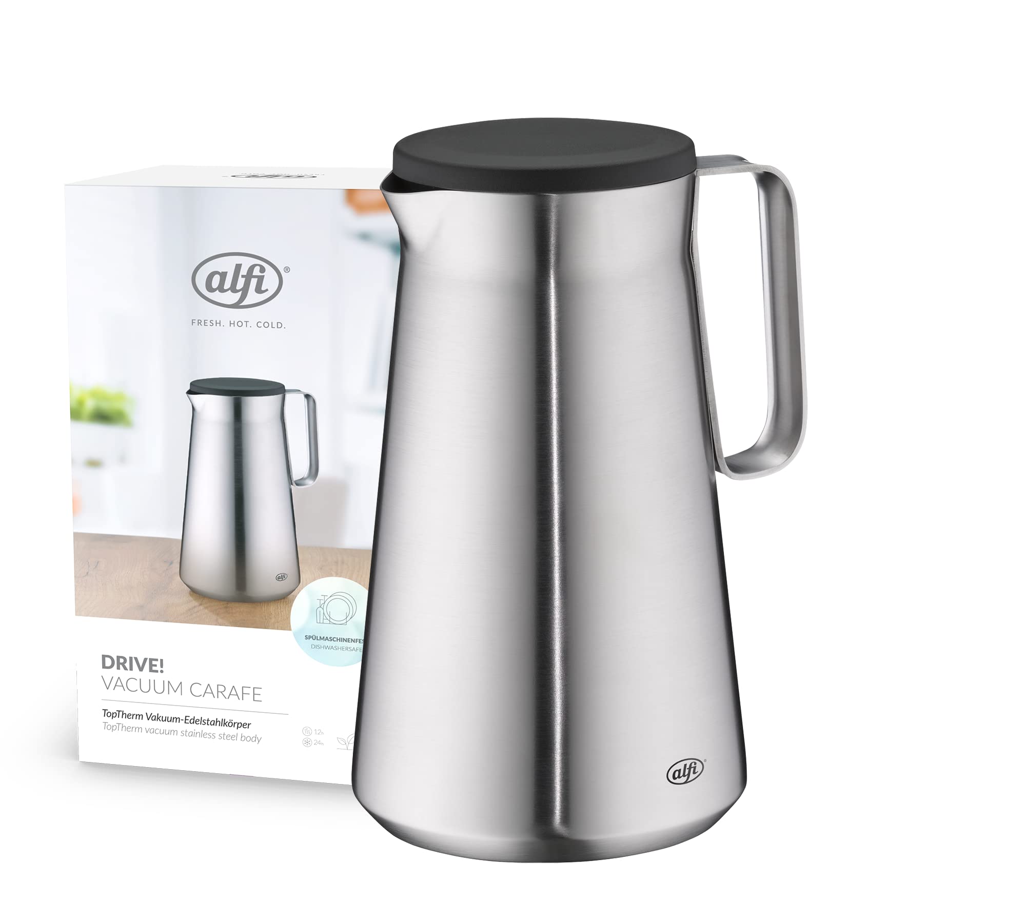 ALFI Drive Vacuum Flask 1 Litre Stainless Steel