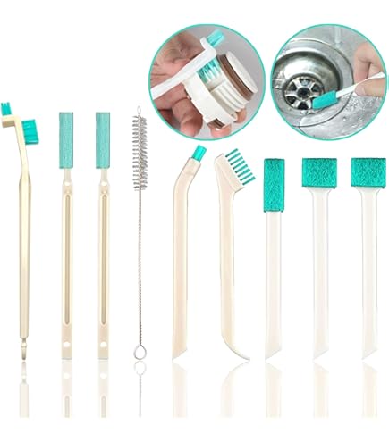 Jolsaawie Lot De 28 Brosses De Nettoyage Jetables Pour Les Coins De Toilettes, Les Rainures De Fenêtre, Les Rails De Porte, Les Claviers, Les Stores, Etc