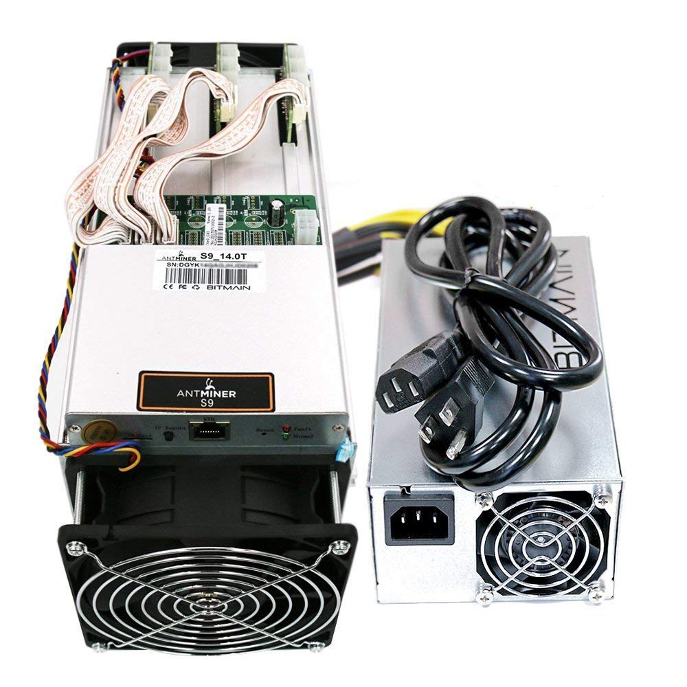 BitMain Antminer S9 14.0TH/s 0.098W/GH 16nm ASIC Bitcoin Miner with Power  Supply in Dubai - UAE | Whizz Power Supplies