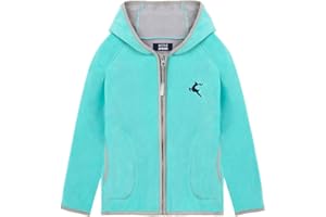 LittleSpring Neutral Boys Girls Polar Fleece Hoodies Jacket with Pockets Full Zip Outwear