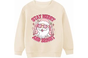 Goengmo Toddler Girl Christmas Sweatshirt Kids Ugly Xmas Cotton Short Sleeve Shirt 2-10 Years