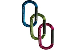 ProClimb Carabiner Micro 900 Aluminum Straight Gate Keylock 4 kN