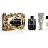 Azzaro The Most Wanted Eau de Parfum Intense 3-Piece Set ($195 Value) — Cologne for Men —Fougère Woody Fragrance, 3.4 fl oz & 0.34 fl oz Travel Size Spray, Hair & Body Wash