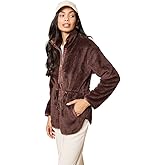 Softies DreamPlush Double Zip Everyday Jacket for Women – Ultra Soft Lightweight Tunic with Adjustable Waist & Pockets