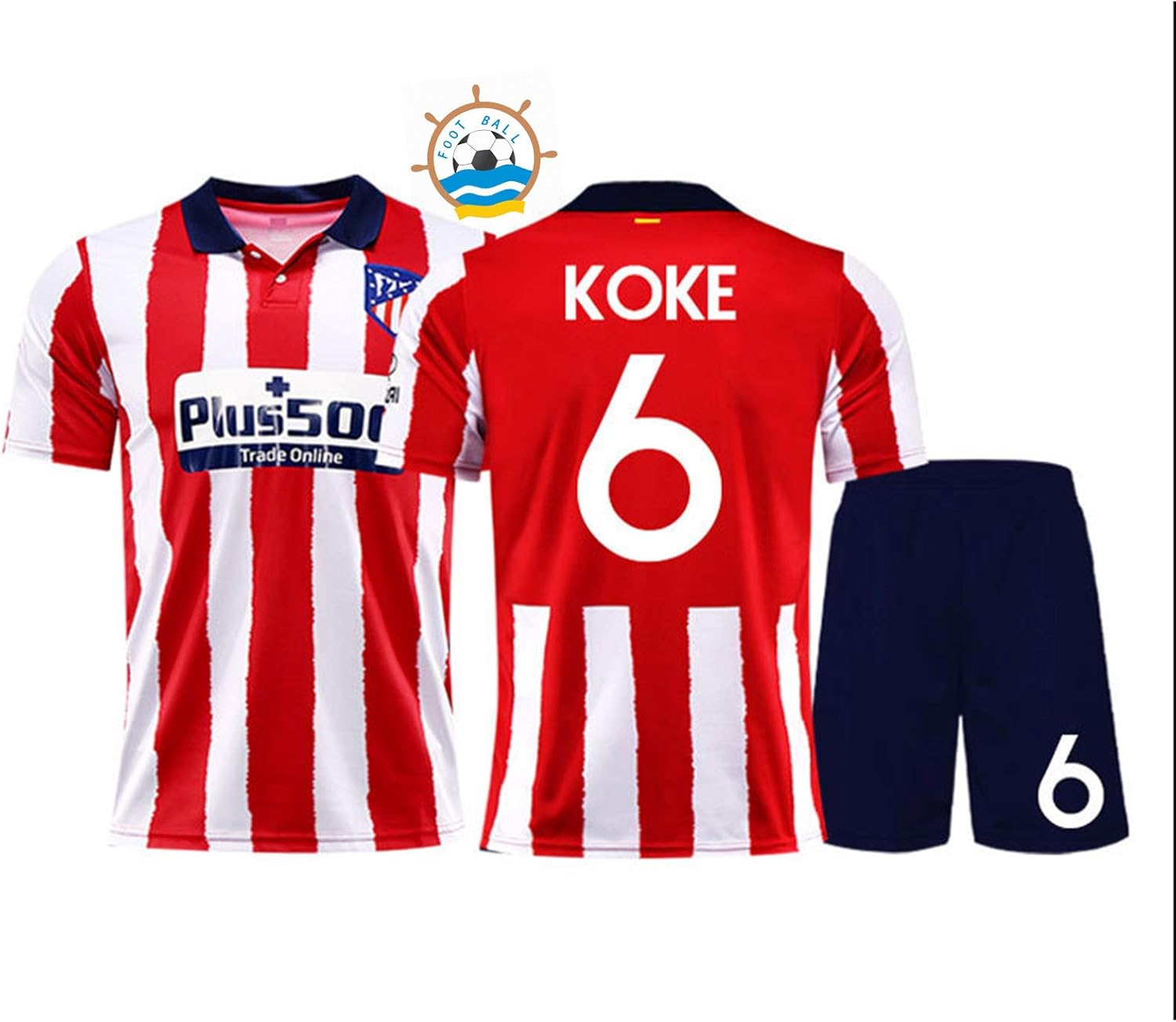 Amazon.com: WYUN Griezmann Koke Mens Soccer Jersey Set, 9 ...