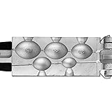 Egg Sinker Mold Fishing Weight Molds with 5 Mold