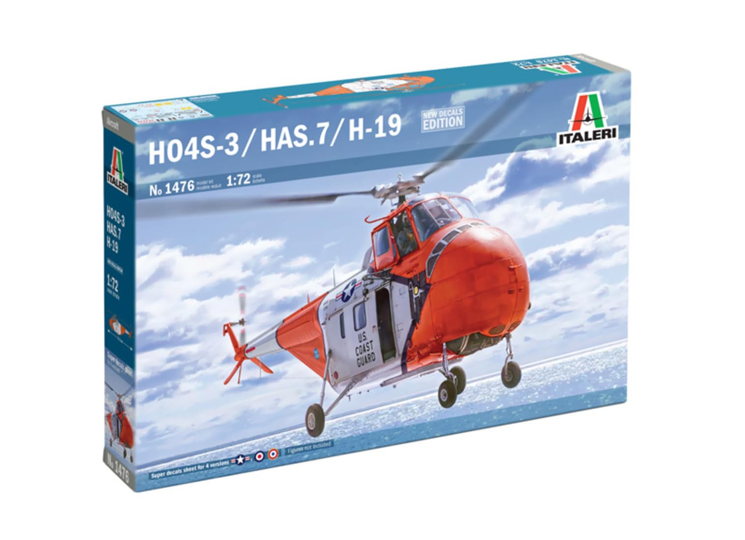 Italeri 1476 H04S-3 HAS.7 H-19 Helicopter Model Kit