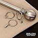 Ivilon Drapery Curtain Clip Rings - Clips Ring for Curtain Panels 1.7