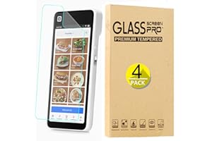 Tznzxm for Square Handheld screen protector [4 Pack], Case Friendly HD Clear [Anti-Scratch] [Bubble Free] [Anti-Fingerprint] 