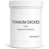 PT-248 Titanium Dioxide Powder 1 lb Jar, Soap &amp; Laser Colorant | Resealable jar helps reduce spills and simplify storage ；Bright white pigment for handmade soap and craft projects