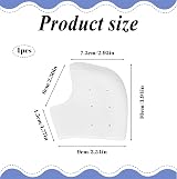 Bansusu Silicone Heel Protectors 4pcs Gel Heel Cups Ankle Support view 2