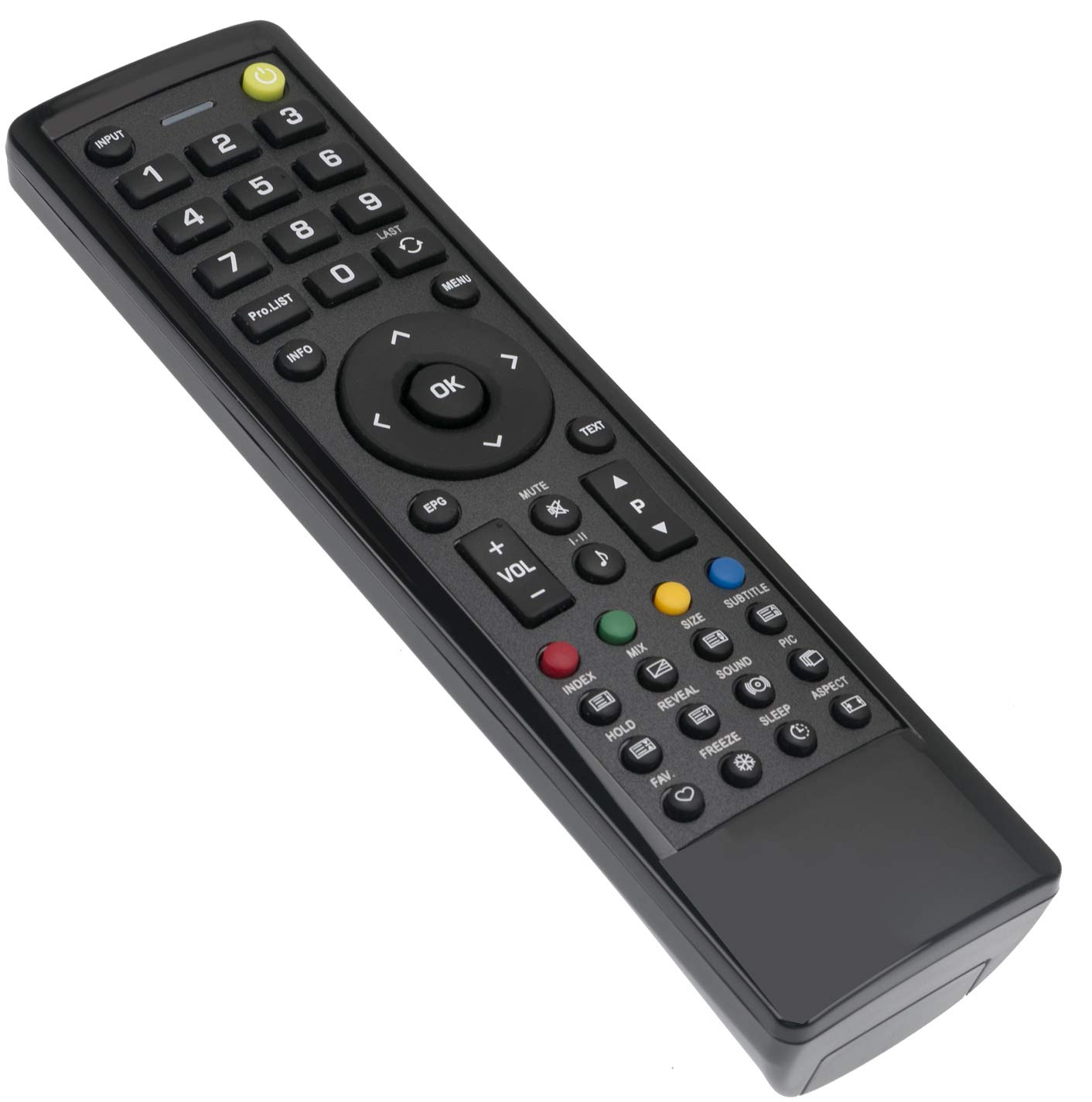 ALLIMITY RC01J091706840 Remote Control Replaced for HANNSPREE Zebra TV HSG1074 HSG1076 HSG1086 HSG1112 HSG1113 HSG1114 HSG1115 HSG1116 HSG1141 SJ19DMAB SJ22DMAB SJ28DMBB SJ32DMBB SJ42DMBB