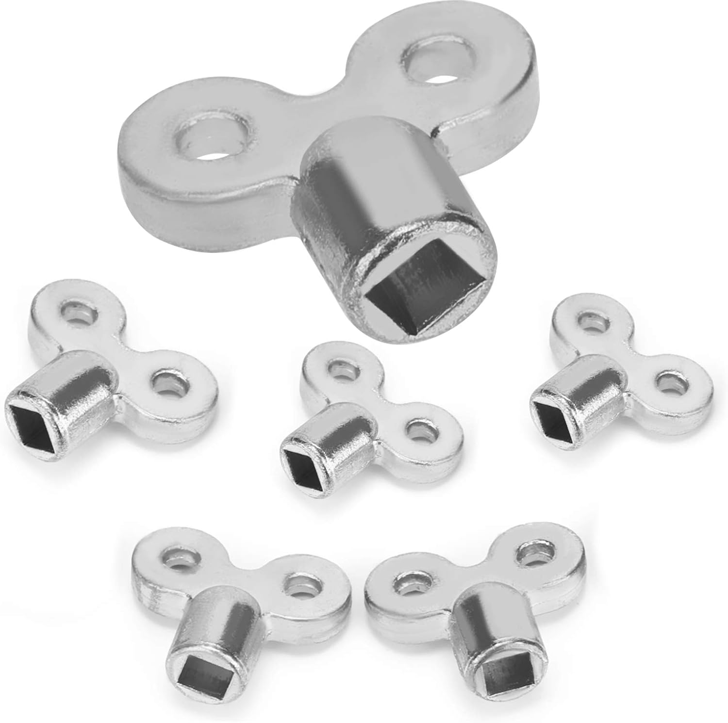 TOYMIS 6Pcs Radiator Valve Keys, Radiator Bleed Hole Key Radiator Vent