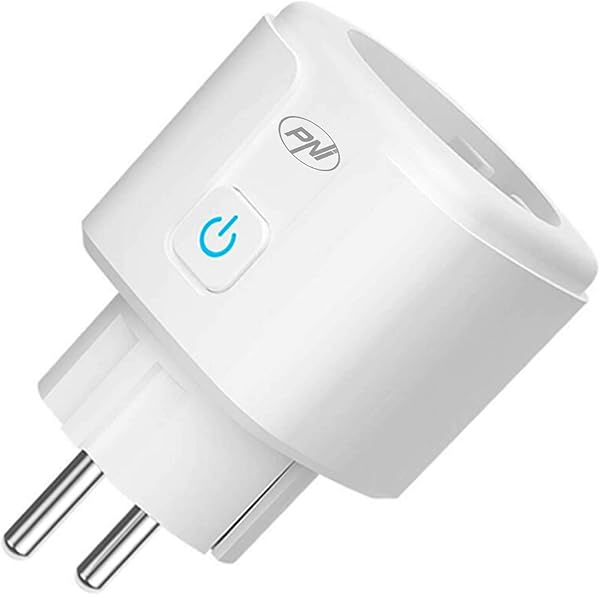Enchufe inteligente Control de Internet WiFi PNI SmartHome WP800 aplicacin Tuya Smart compatible con Amazon Alexa y Google Home