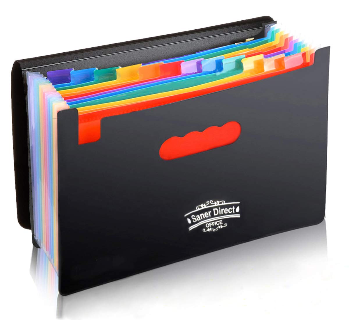large accordion file folder