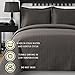 Extra Lightweight and Oversized Comfy Bedding Frame Embossing 3-piece Bedspread Coverlet Set (King/Cal King, Gray)