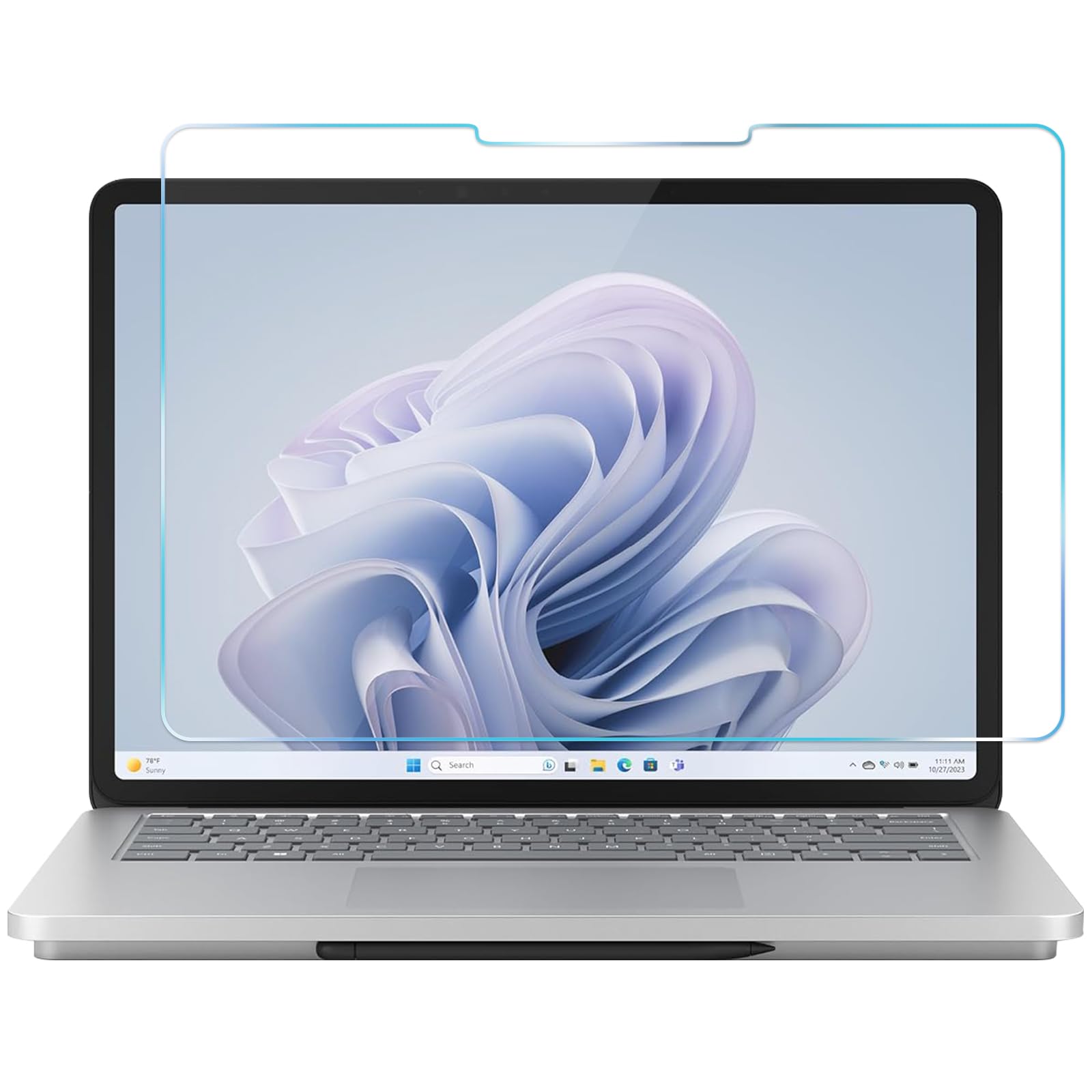 ProCase 1 Pack Tempered Glass Screen Protector for Microsoft Surface Laptop Studio 2/1 14.4 Inch, Super HD Transparency Screen Film Guard for Surface Laptop Studio 2023/2021 14.4"