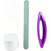 ZHQZZPH Manicure &amp; PedicurComplete Nail Buffer and Shine Kit with Buffing | For Natural Nails, Leather Buffer &amp; Polisher - Professional Nail Care Tools Sete Kits