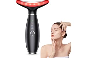 YUNRUO Neck Face Massager, 3-in-1 Portable Facial Massager, Face Sculpting Tool(Black)