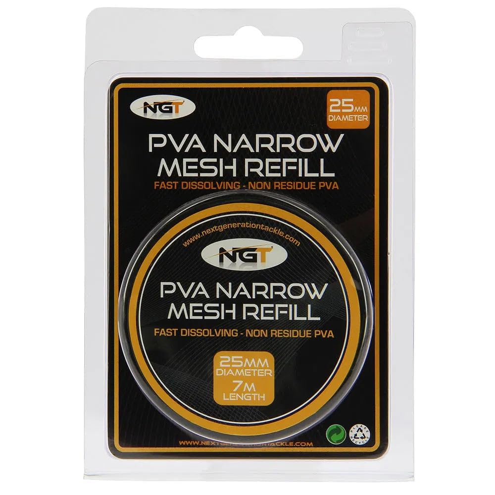 NGT pva narrow mesh refill 7m x 25mm