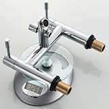 Luckyhome Bath Taps with Shower Filler Mixer Chrome Solid Brass BM025 view 5