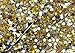 1440pcs Flat Back Rhinestones Round Brilliant 14 Cut 3mm - 10ss Yellow