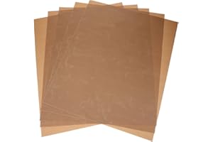 DEARMAMY 4Pcs Reusable Polymer Clay Baking Pad Non-Stick Craft Mat for DIY Sculpting and Oven Use Lightweight