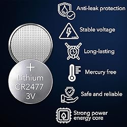 LOOPACELL CR2477 3V Lithium Cell - 3V Long Lasting