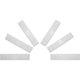 GGG0018 Video Game Cartridge Dust Cover 6 Pack: for Super Nintendo Games (SNES Protector Sleeve Cover or Case)