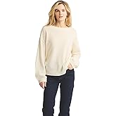 NAADAM Womens Lightweight Reversible Cashmere Wide Neck Sweater