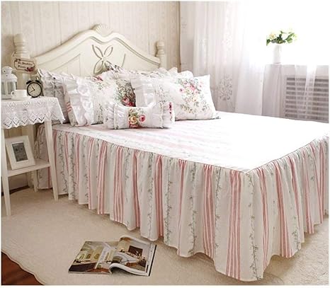 Amazon Meizi トップ花フリルベッドカバー品質100 サテンコットンのベッドカバーベッドシーツ手作り布団ベッドスカートホーム寝具の販売を印刷 Color 02 Size 140x0cm Bed 寝具カバーセット オンライン通販