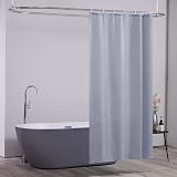 Furlinic Shower Curtain 120x180 Gray Blue Mildew Resistant Polyester view 5