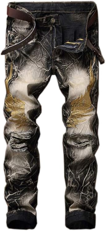 Jeans Pantalon Slim Fit Para Hombre Vaqueros Pantalones Vaqueros