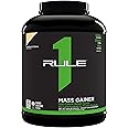Rule One Proteins, R1 Mass Gainer - Cookies & Crème, High-Calorie Weight Gain Formula with 1,220+ Calories, 250g+ Complex Carb Blend, 40g All-Whey Protein, 8g Fat Per Serving, 6 Pounds, 8 Servings