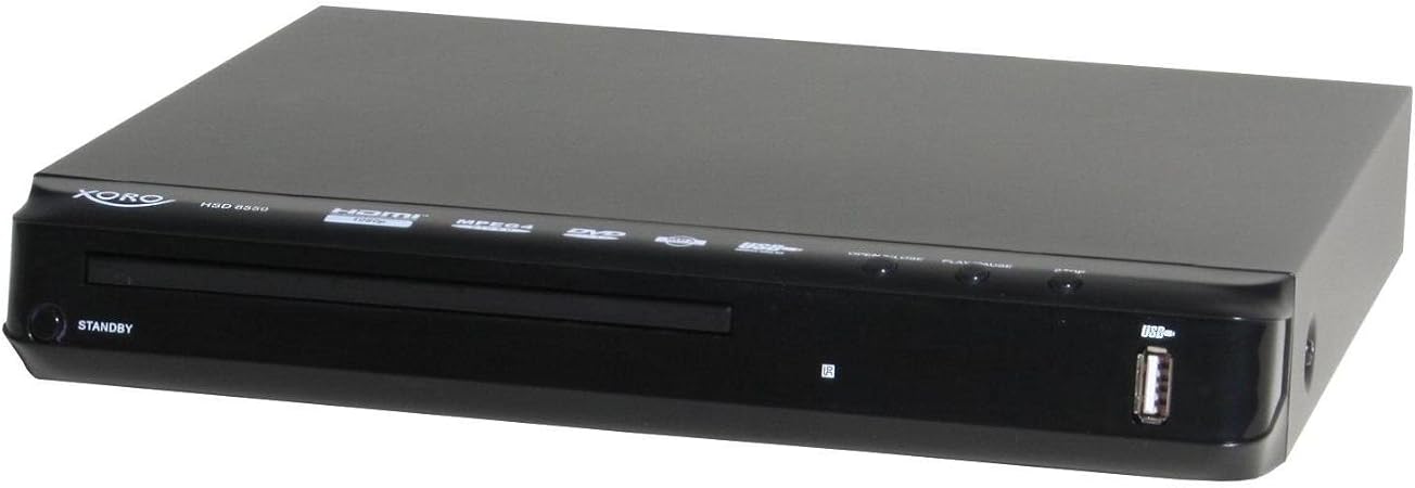 Xoro Hsd 8550 Dvd Player Hdmi Upscaler 1080p Cd Ripping Usb 2 0 Schwarz Amazon De Heimkino Tv Video