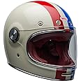 BELL Bullitt Helmet (Command Gloss Vintage White/Red/Blue - Small)