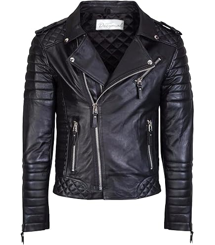ジャケット・アウター Black Leather Motorcycle Jacket Amazon.com: Event Biker Leather EL5411-BLK-SM Leather Men's Basic