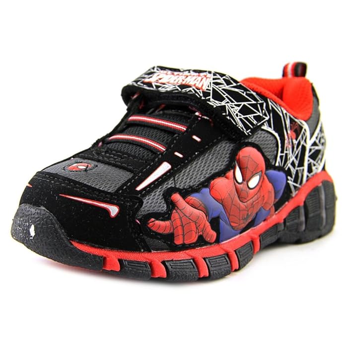 Buy Marvel SpiderMan Boys Lighted Sneakers Shoes, Black Buy Marvel SpiderMan Boys Lighted Sneakers Shoes, Black