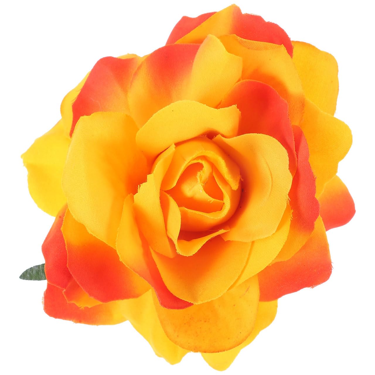 minkissy Orange Flower Hair Clip Wedding Rose Brooch Roses Hairpin Flamenco Dancer Pin Flower Brooch Hair Accessories for Wedding Party Women Girls Valentine's Day