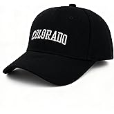 Colorado Classic Unisex Baseball Cap, Cotton Embroidered Adjustable Hat, Multiple Colors Available, Casual Daily Outdoor Wear