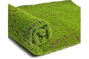 Artificial Grass 39 X 39 Inches Artificial Moss Fake Grass Rug Turf Grass for Micro Landscape Decor Turf Mat for Lawn Patio D