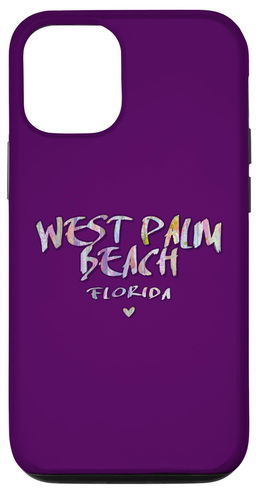 iPhone 14 West Palm Beach Florida - West Palm Beach FL Watercolor Logo Case