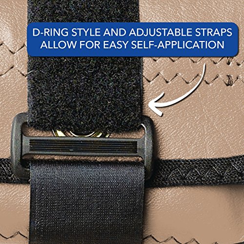 Sammons Preston Cuff Weight, 10 lb, Beige, 2 Straps with D-Ring Closure, Grommet for Easy Hanging, Steel Ankle & Wrist Weights are Lead Free, Exercise Tool for Strength Building & Injury Rehab - Thumbnail 5