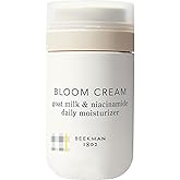 Beekman 1802 Bloom Cream Goat Milk Face Moisturizer, 100 mL - Lightweight, Gentle, Deeply Hydrating & Nourishes Skin Barrier - All Skin Types - Cruelty Free