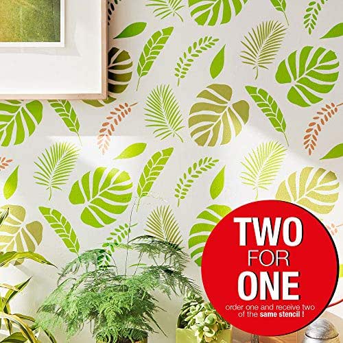 Tropical Forest I Tropical Wall STENCIL Modern Wall
