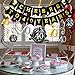 40th Birthday Decorations Kit- Konsait Cheers to 40 Years Banner Swallowtail Bunting Garland Sparkling Celebration 40 Hanging Swirls,Perfect 40 Years Old Party Supplies 40th Anniversary Decorations